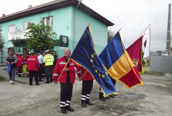 FOTO: Cel mai mare drapel național din județul Sibiu, se află la Copșa Mică