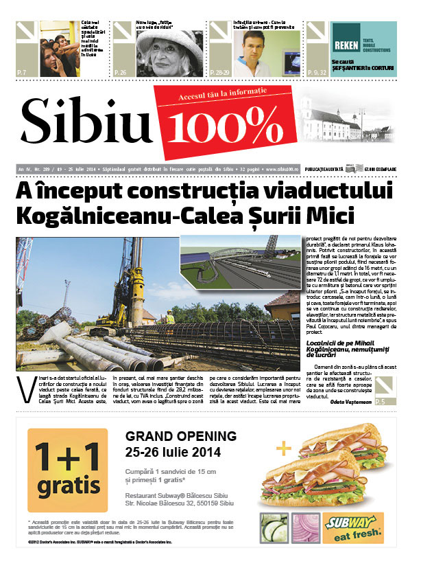 Sibiu 100% Editia 289