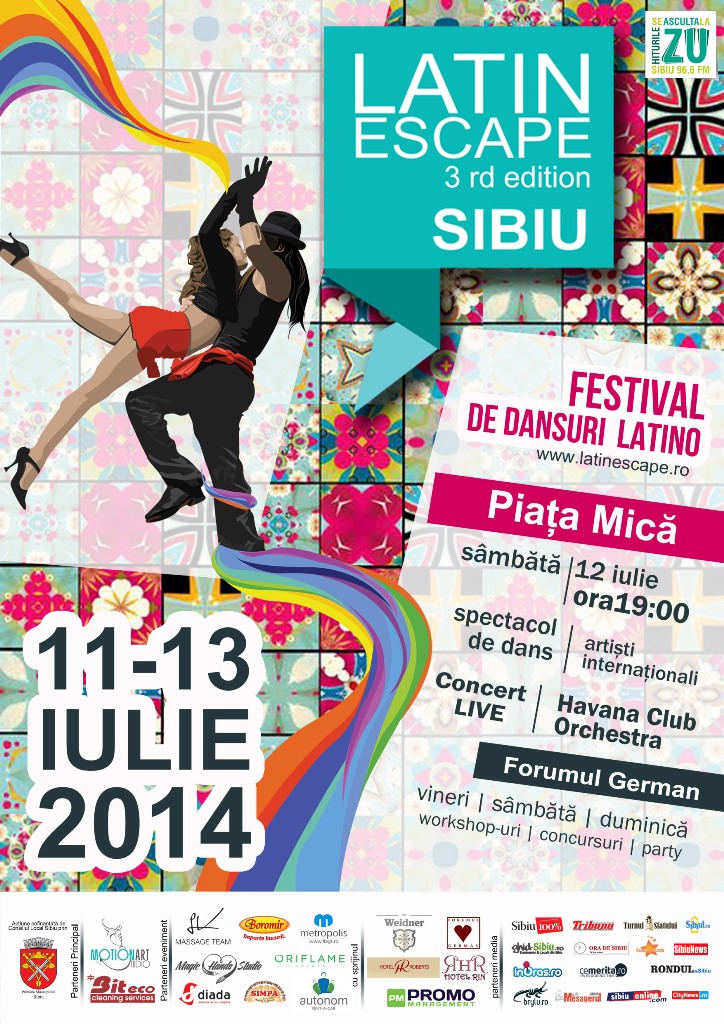 Sibiul dansează pe ritmuri latino-americane în luna iulie
