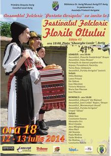 Festivalul de Foclor „Ţările Oltului”, la Avrig/Vezi programul