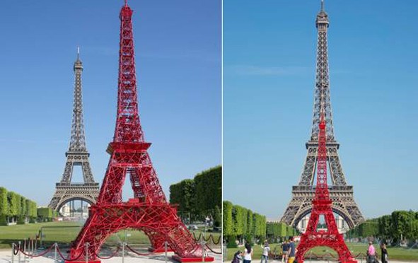Francezii au mai cosntruit un Turn Eiffel