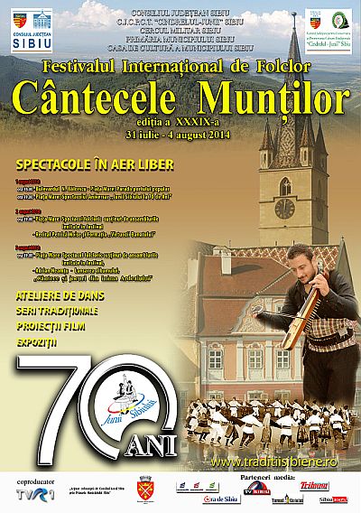 800 de artiști vin la Festivalul Internațional de Folclor „Cântecele Munţilor”. Vezi programul evenimentului