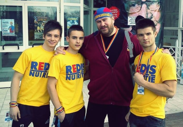 Claudiu Diaconescu cu medaliile, Radu Valahu cu glumele