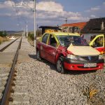 Taxi lovit de tren la Copsa Mica 1