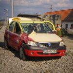 Taxi lovit de tren la Copsa Mica 2