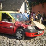 Taxi lovit de tren la Copsa Mica 3