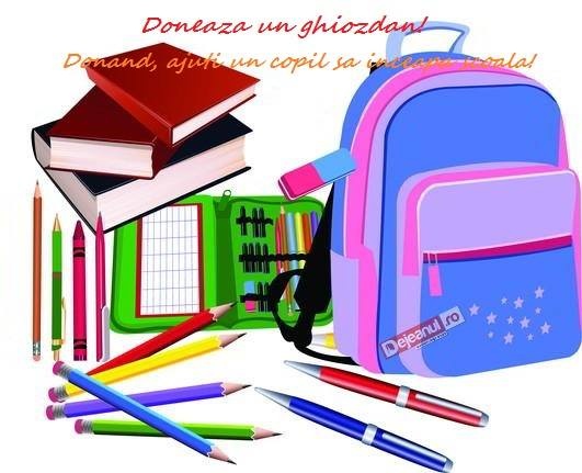 Crucea Roşie Mediaş sprijină copiii defavorizaţi printr-o campanie socială: „Donează un ghiozdan”