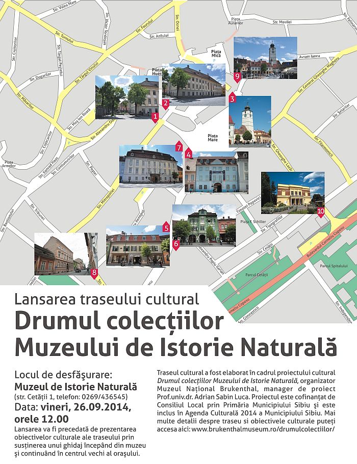 Muzeul Național Brukenthal lansează traseul cultural „Drumul colecţiilor Muzeului de Istorie Naturală”