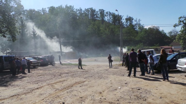 FOTO: Exerciții pentru situații de urgență, la Mediaș