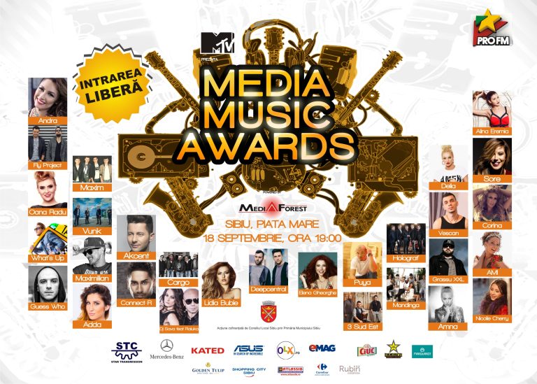 La Media Music Awards, YouTube România premiază pentru prima dată cel mai vizionat videoclip românesc