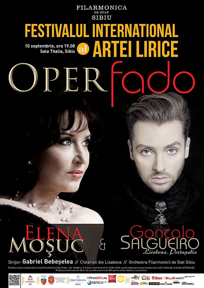 Festivalul Artei Lirice: Spectacolul „OperFado”, transmis în direct pe internet