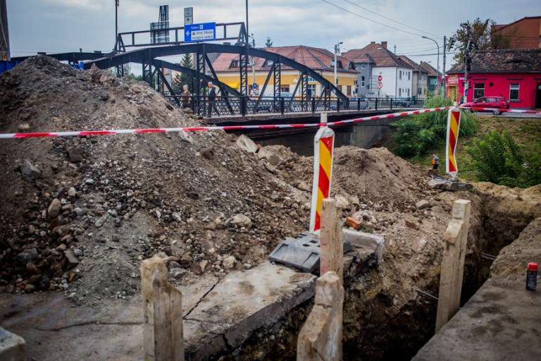 Încep lucrările pentru construcția noului pod peste Cibin