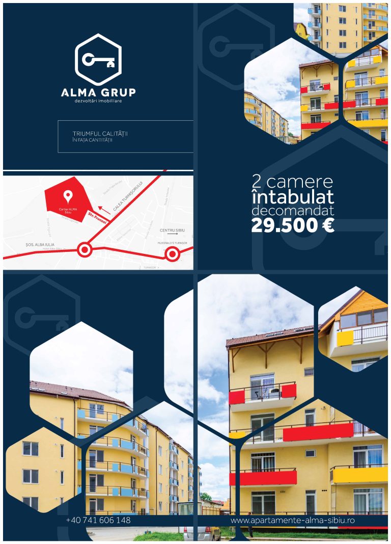 ALMA GRUP – dezvoltari imobiliare.  Produs in Sibiu
