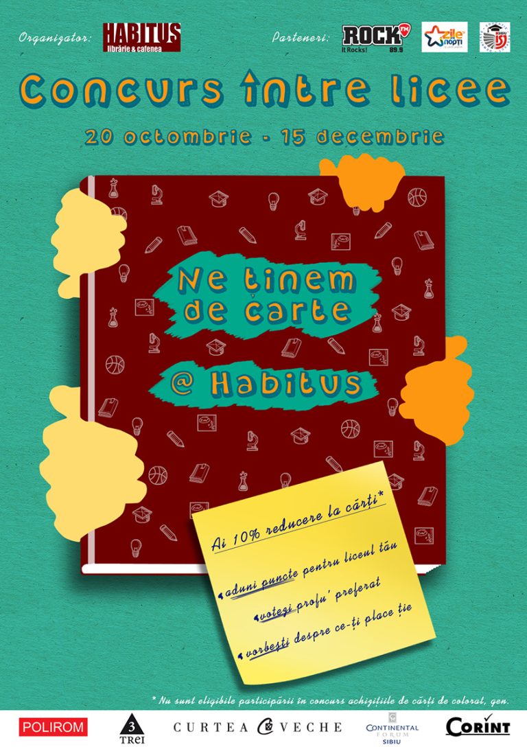 Librăria Habitus vă invită la competiţie şi lectură