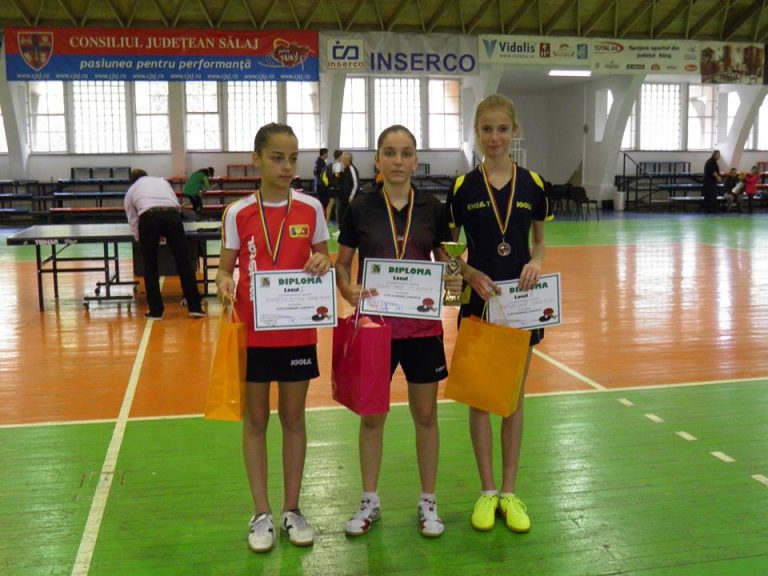 Cristina Dumitrescu şi Diana Muntean, argint şi bronz la Cupa României de tenis de masă