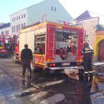 incendiu centrul mediasului mare