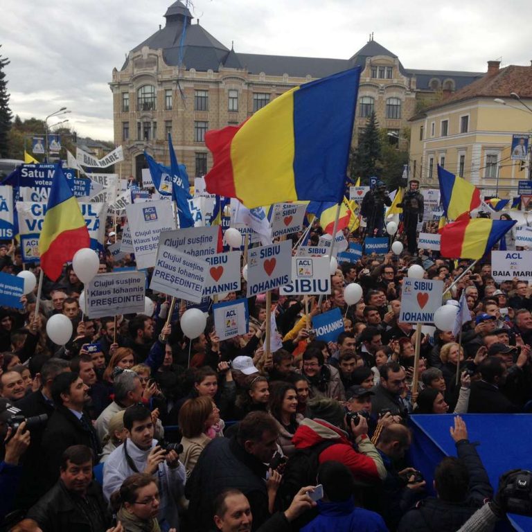2500 de sibieni la mitingul electoral de la Cluj Napoca