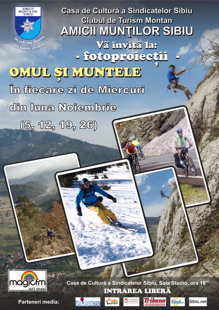 „Omul și muntele”, expoziție de fotografie la Casa de Cultură a Sindicatelor