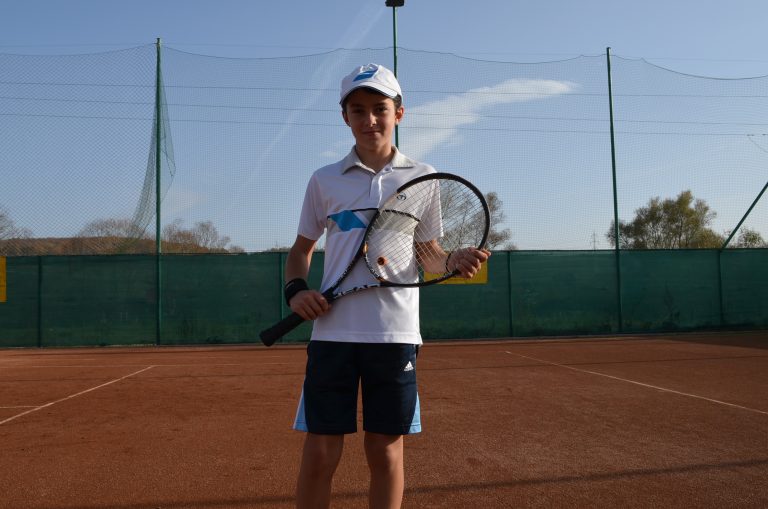 Alex Stupar, micul tenismen sibian cu un mental de fier
