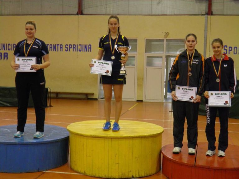 Andreea Dragoman, un nou concurs extraordinar. Tenismena medieşană nu s-a mulţumit cu o Cupa a României, aşa că a câştigat două