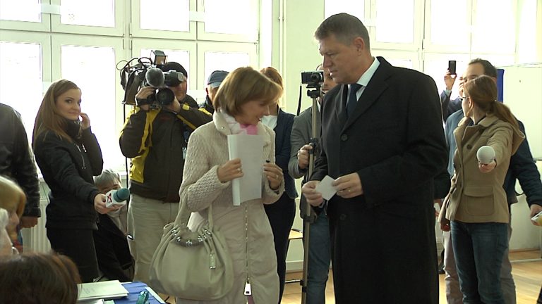 FOTO: Klaus Iohannis a votat pentru o Românie normală