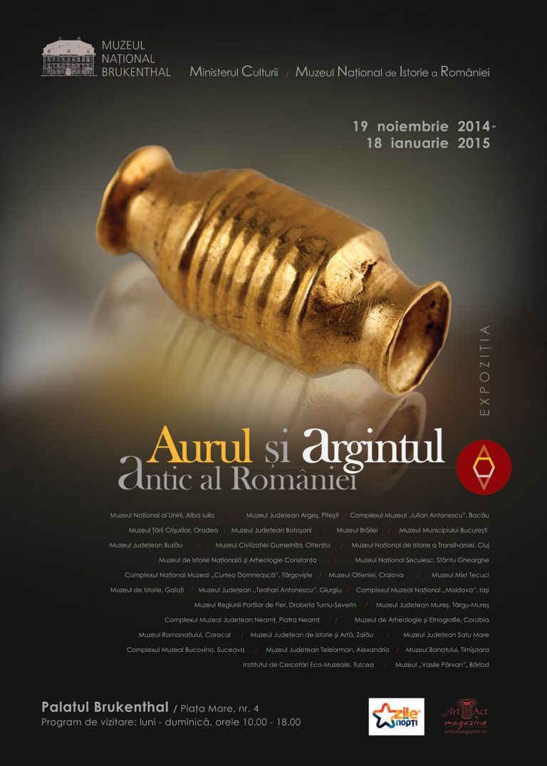 Expoziția „Aurul și argintul antic al României” la Brukenthal