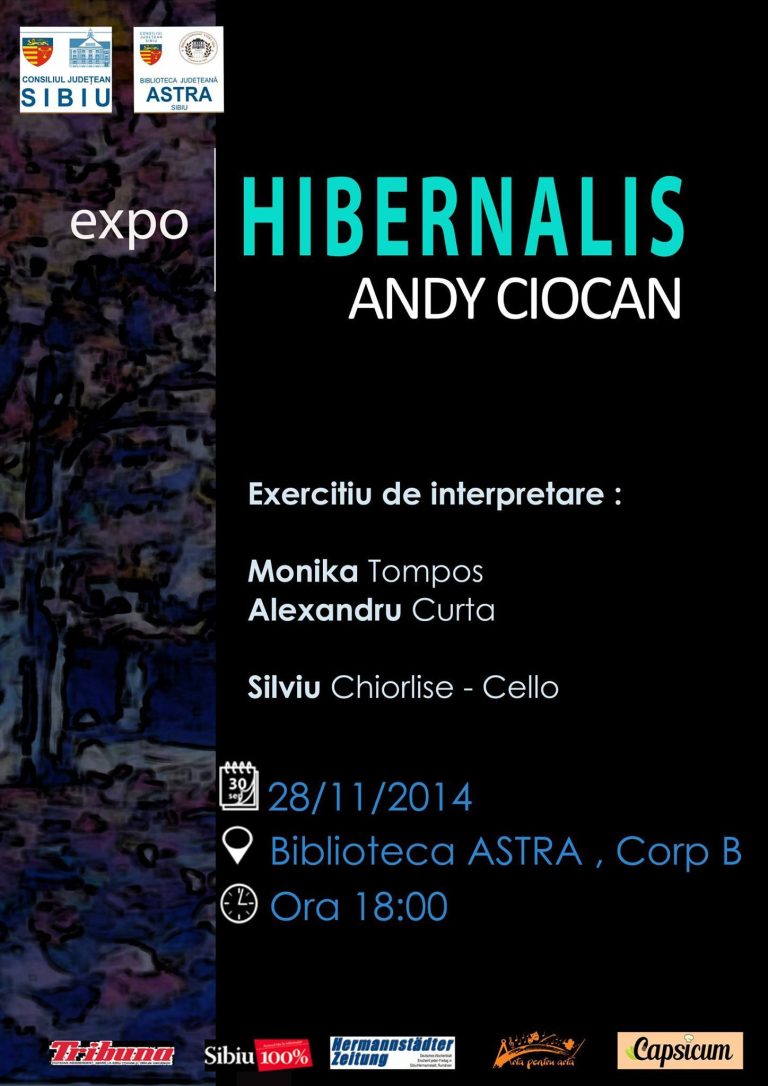 Artistul sibian Andy Ciocan pregătește o nouă expoziție de pictură