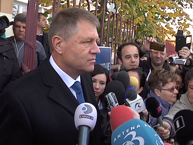 Klaus Iohannis a votat pentru o Românie a respectului