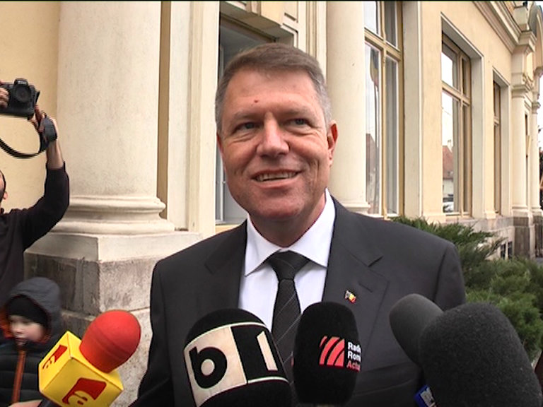 Klaus Iohannis s-a întâlnit cu colegii din Primărie