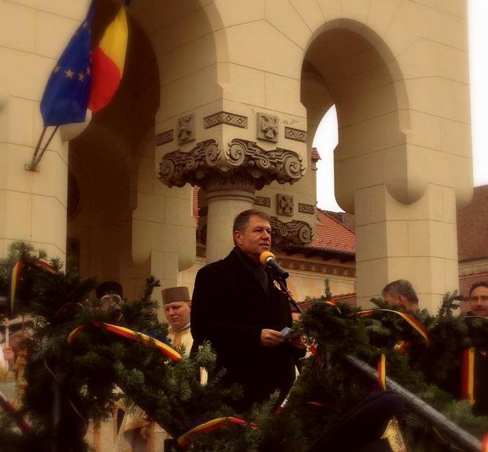 Mesajul Președintelui ales și primarul municipiului Sibiu, Klaus Iohannis, cu ocazia Zilei Naționale a României