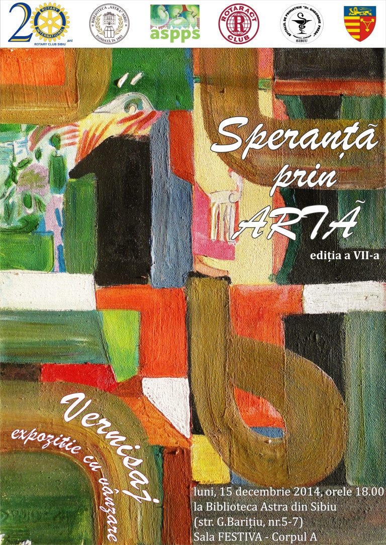Speranța prin artă. Terapie de lucru