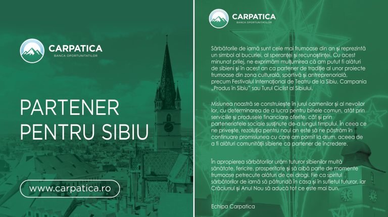 Carpatica. Produs în Sibiu