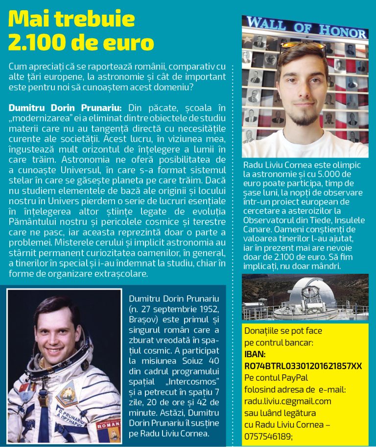 Mai trebuie doar 2100 de euro