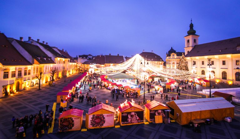 Târgul de Crăciun din Sibiu, în topul celor mai frumoase 7 piețe de Crăciun din lume