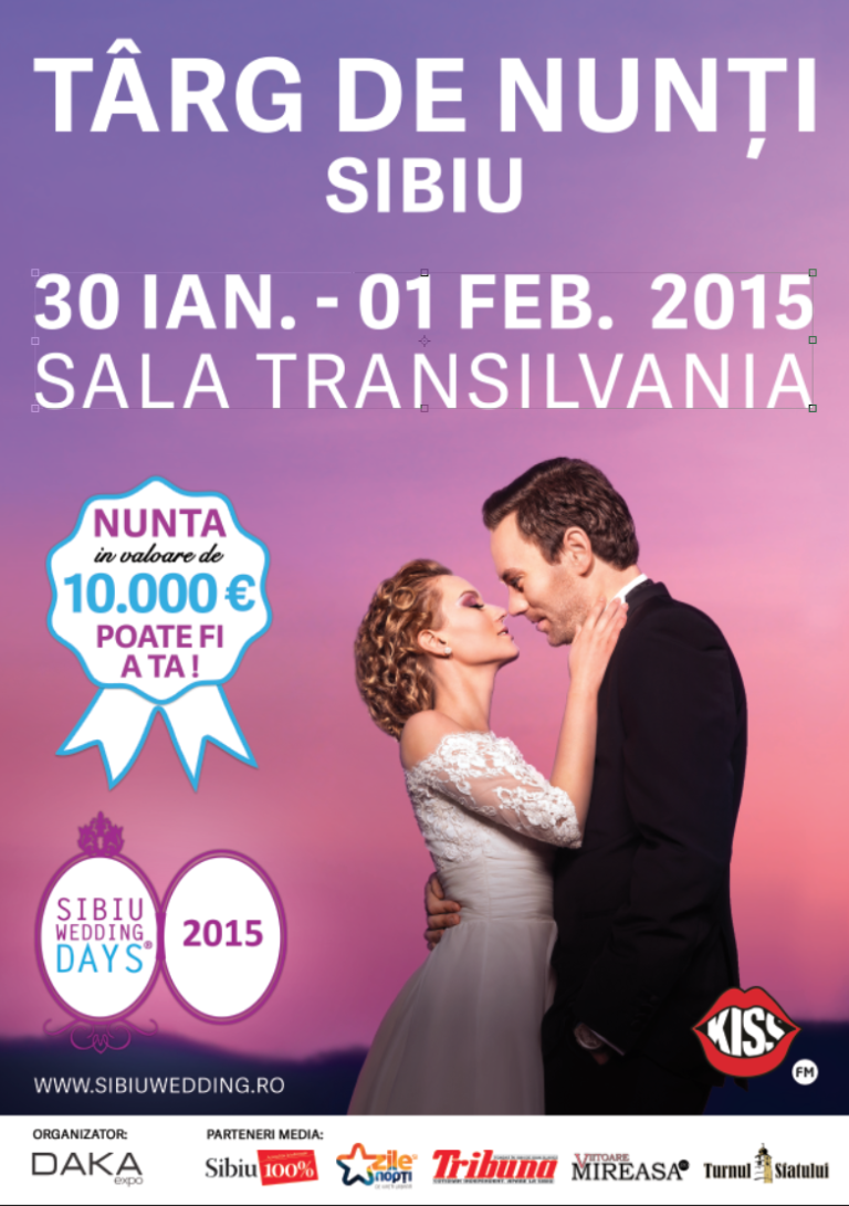 Sibiu Wedding Days oferă o nuntă gratis de 10.000 Euro