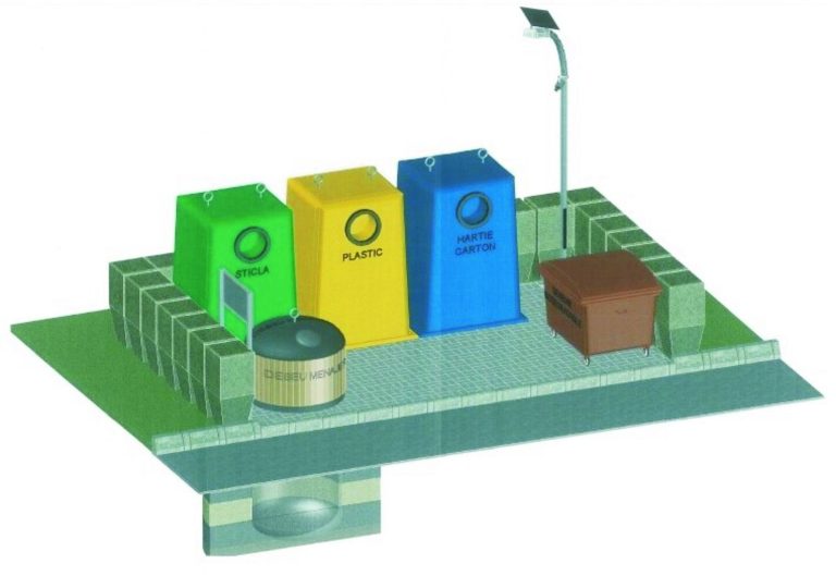 Se construiesc platformele pentru gunoaie