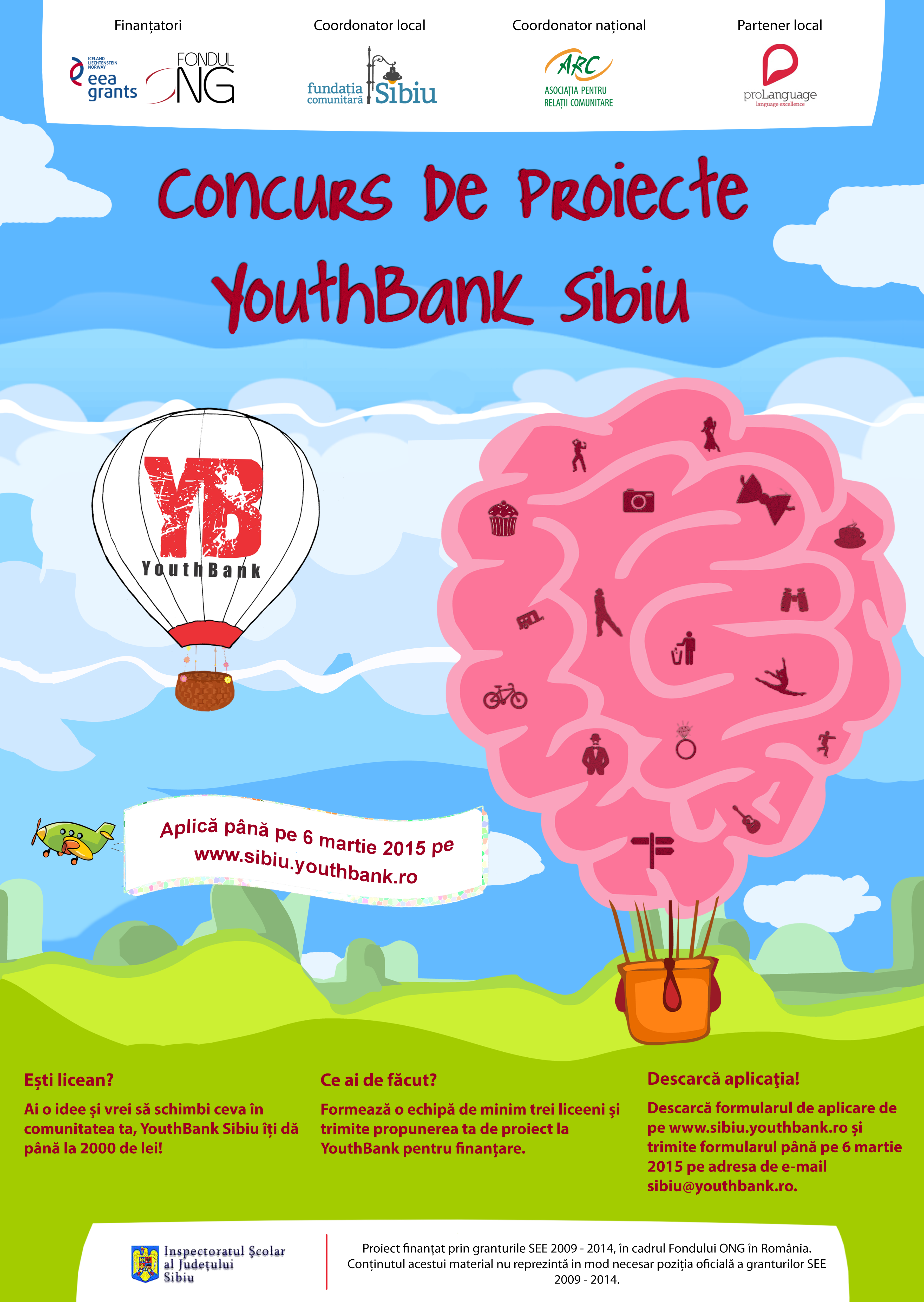 Concurs de proiecte YouthBank Sibiu 2015