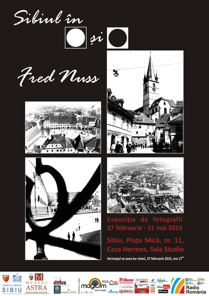 “Sibiul în alb şi negru”, expoziție de fotografii-document realizate de Fred Nuss