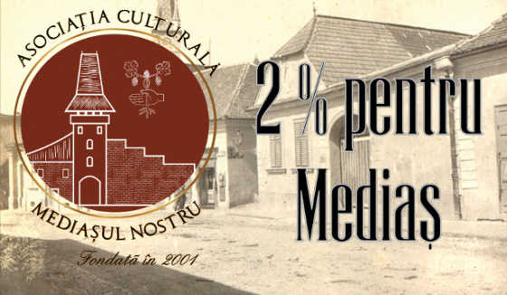 Medieșenii sunt invitați să sprijine campania 2% pentru Asociația Culturală “Mediașul Nostru“