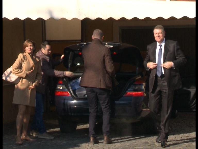Președintele Klaus Iohannis a fost la ziua unui prieten din Sibiu