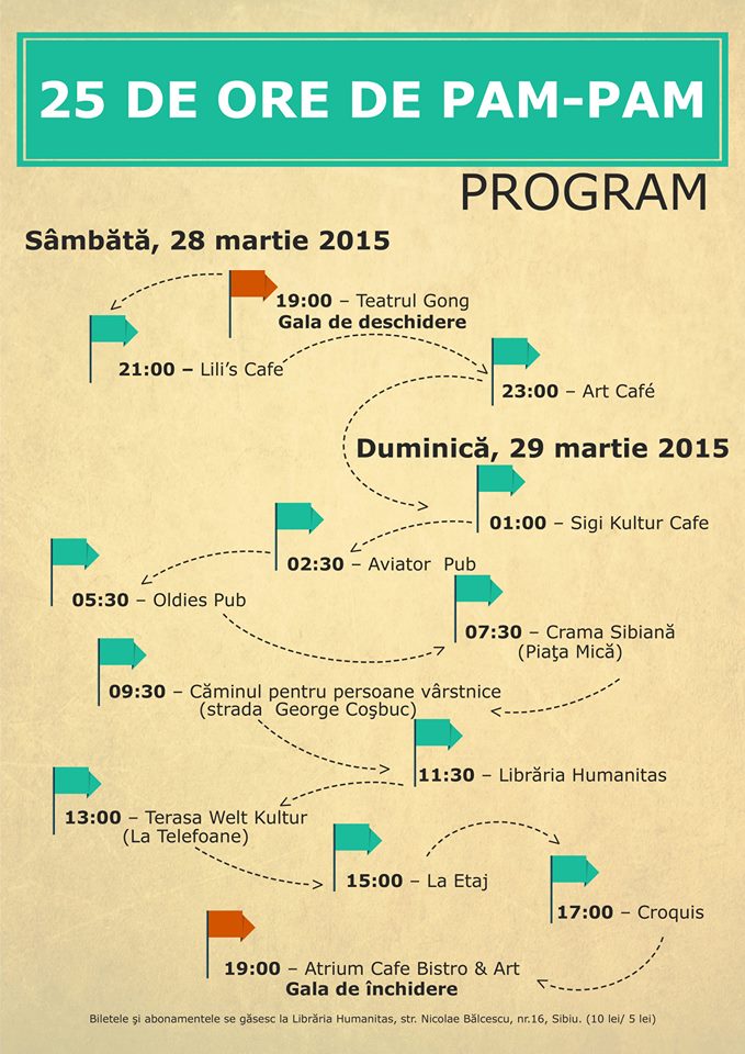 25 de ore PAM-PAM, eveniment de Cartea Recordurilor