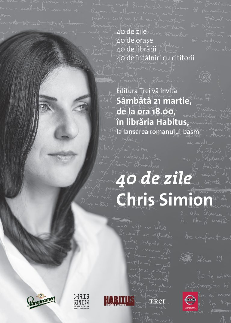 Lansare de carte Chris Simion la librăria Habitus
