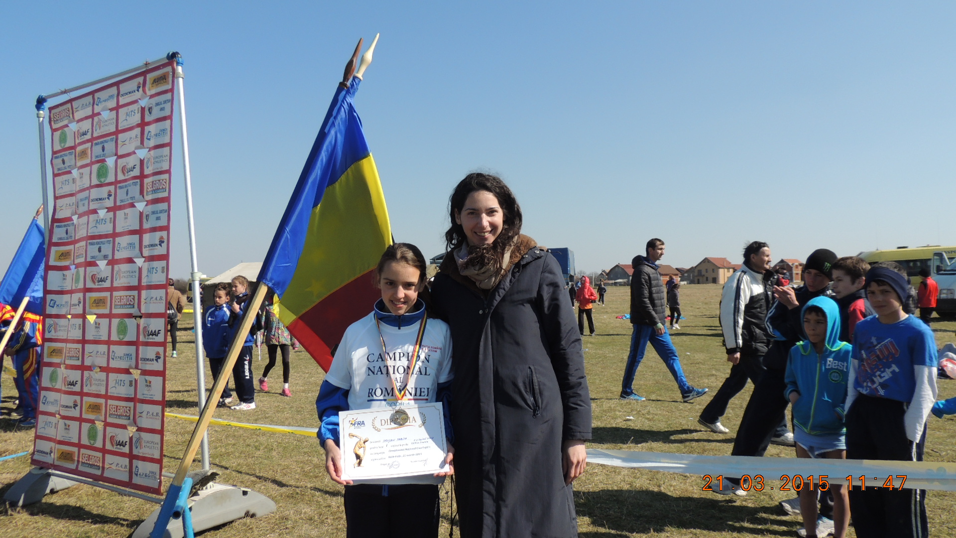 Tabita Teuşan, atleta campioană naţională la cros