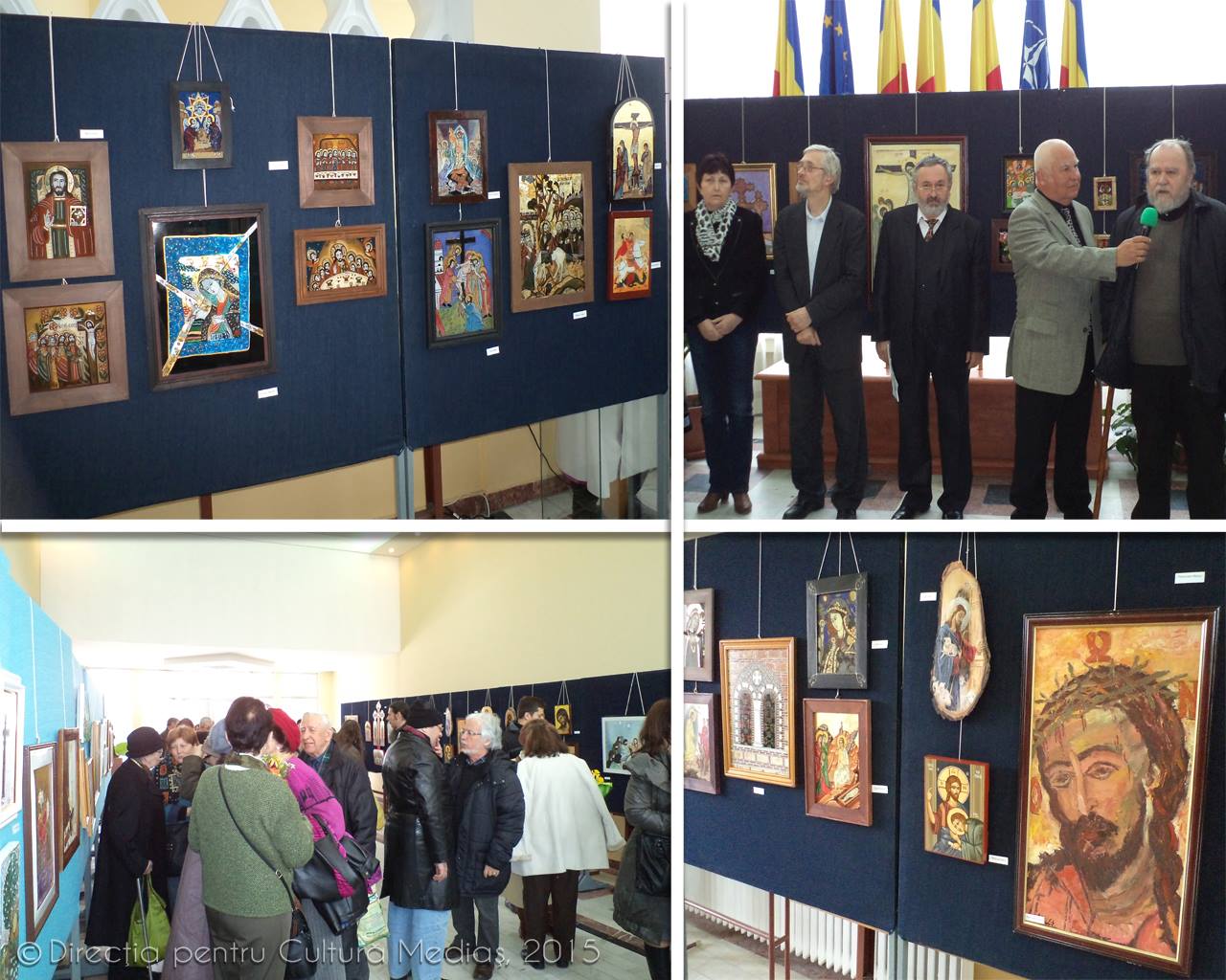 Arta plastică medieșeană, prezentă la salonul expozițional al Uniunii Artiștilor Plastici de la Sibiu