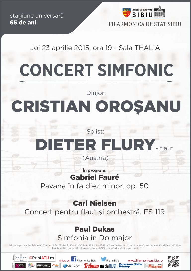 „Paganini al flautului” în concert la Sibiu