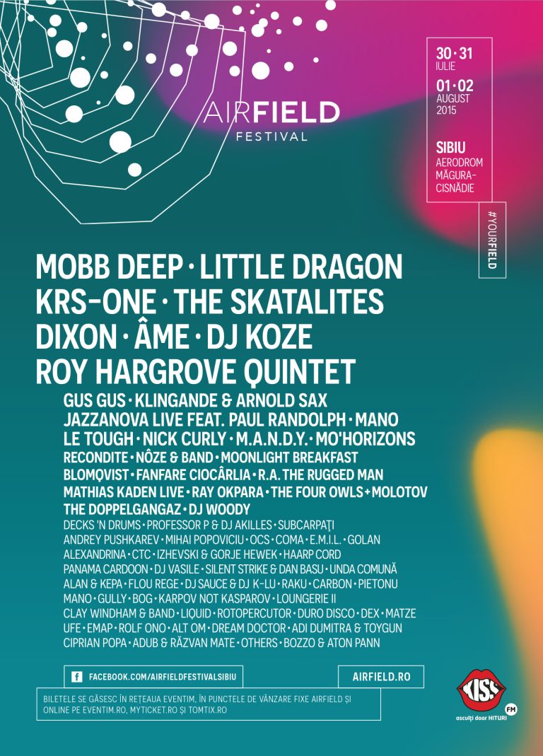 Airfield Festival anunță lineup-ul complet pentru ediția din 2015