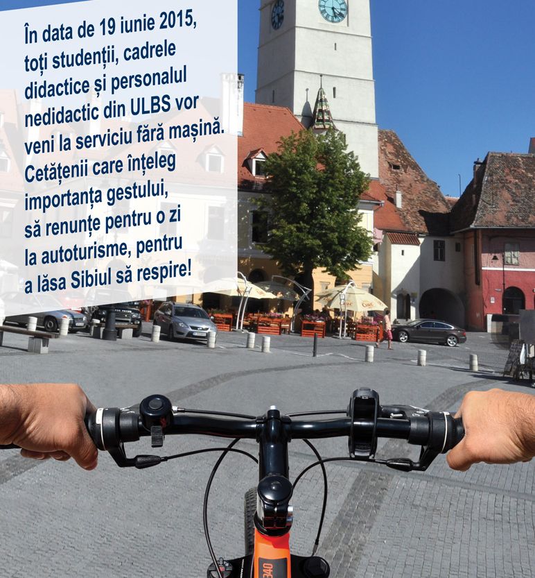 ULBS provoacă sibienii la o nouă campanie: „Iubim Sibiul! Să-l lăsăm să respire!”
