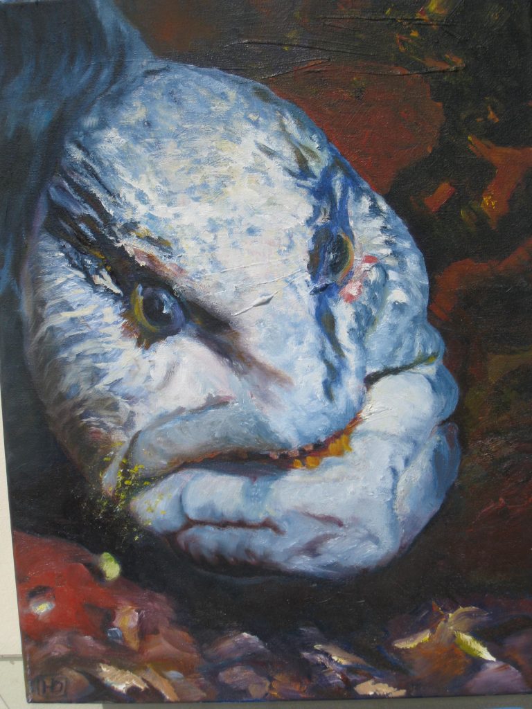 Building bridges Doris Hopf oil on canvas