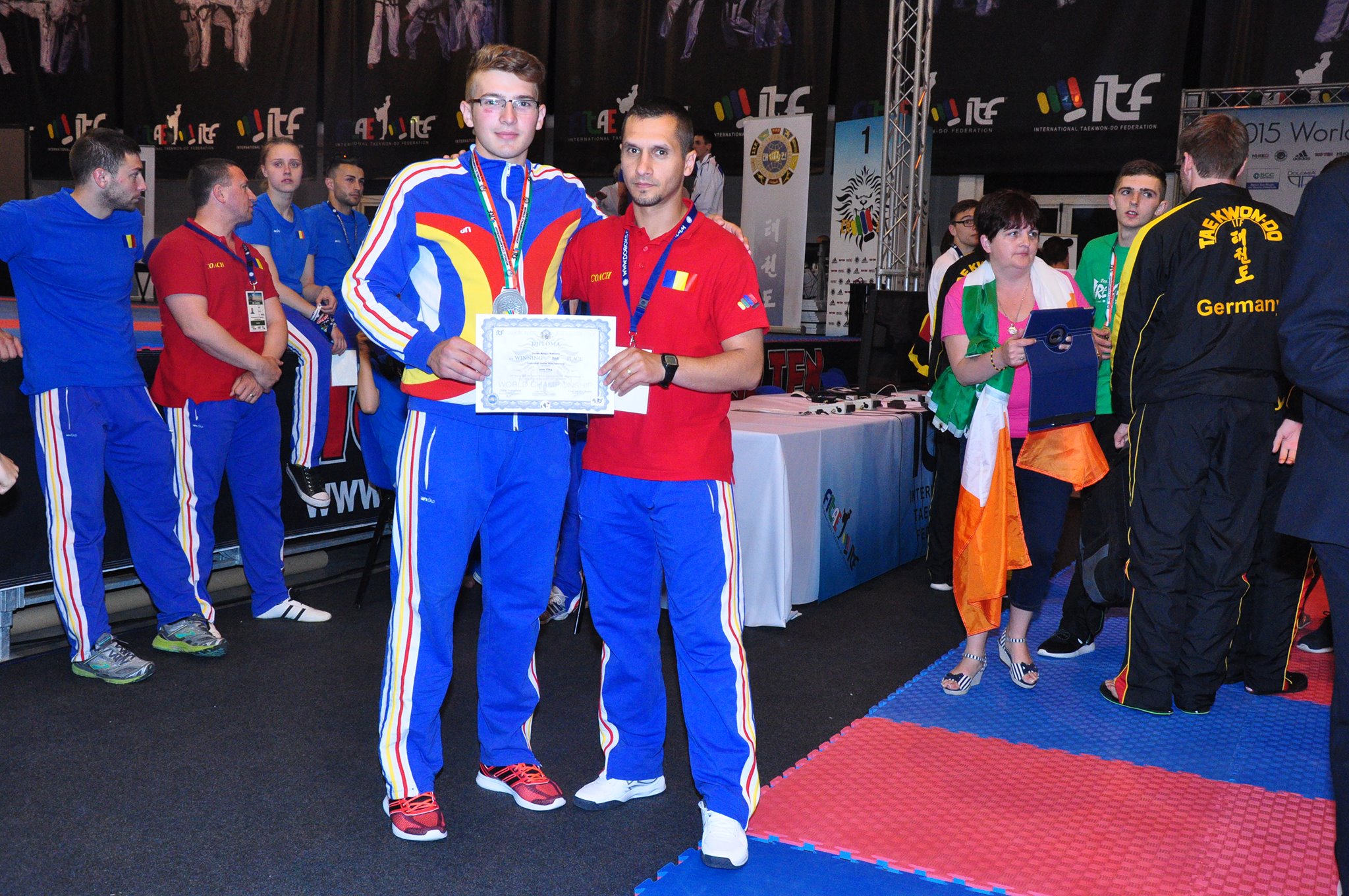 Dorian Neagu si antrenorul Florin B rlu