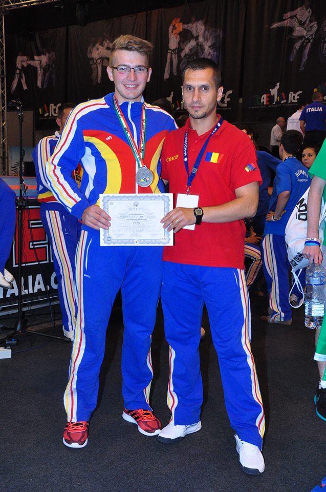 Hwarang Sibiu, clubul ce a dat campionul european şi mondial la Taekwon-do ITF, într-un an 2015 formidabil